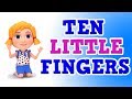 Ten Little Fingers Ten Little Toes - 3D Animation English Nursery Rhyme with Lyrics