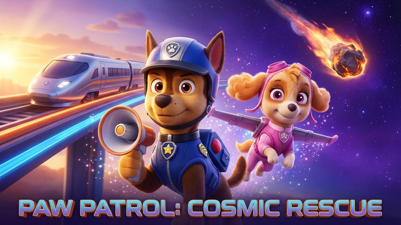 PAW Patrol The Royal Train & Space Asteroid Rescue! 🚊🚀 Chase & Skye Save the Day!