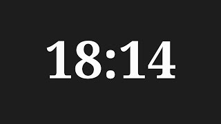 18 Minutes 14 Seconds Timer