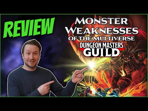 Give Your Monsters Weaknesses - Monster Weaknesses of the Multiverse DMs Guild Review D&D 5e