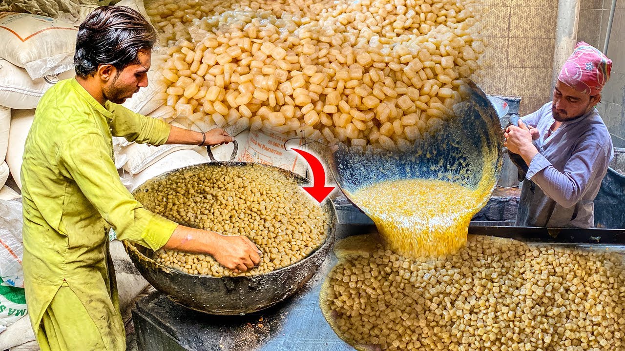 Amazing Candy Making Skill | Mass Production of Homemade Candy Factory In Pakistan | Candy Factory