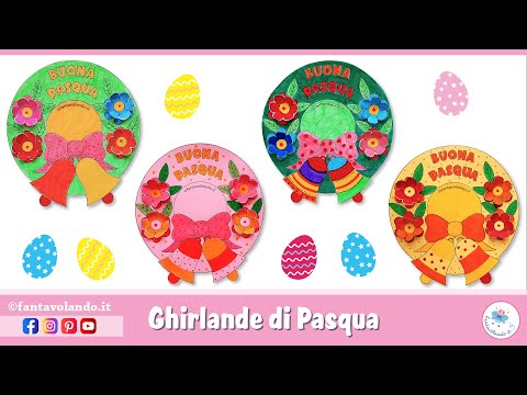 Video: Ghirlanda Di Lievito Per Pasqua