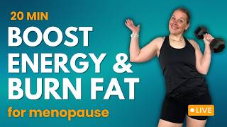 20 Min Metabolic Strength for Menopause | Boost Energy & Burn Fat
