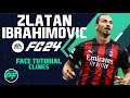 Ea fc 24 zlatan ibrahimovi face   pro clubs face creation  career mode  lookalike milan