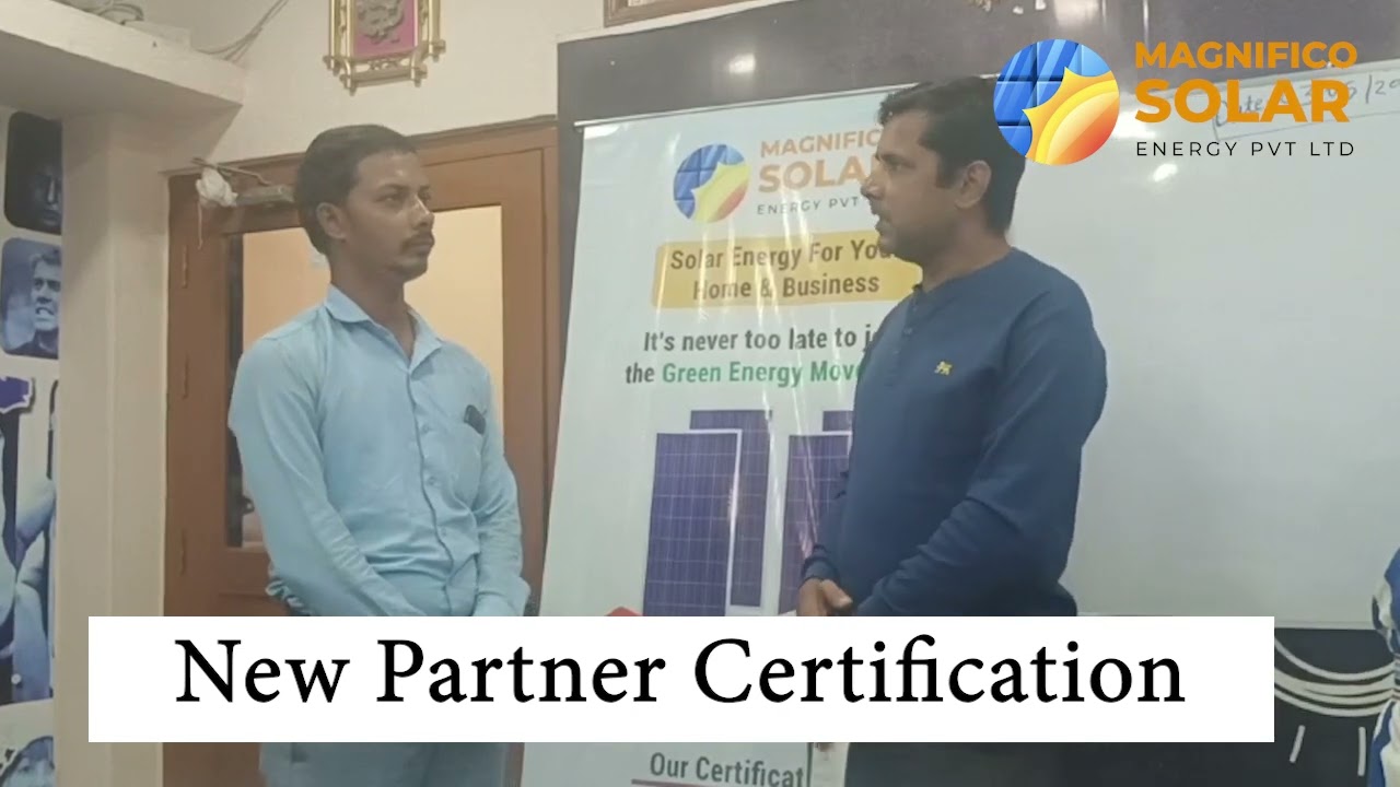B2B Partner Certification Program at Magnifico Solar | Leading Solar Power Company |Kolkata |Mumbai