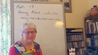 Math 97 Intro video