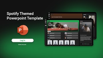 Spotify Themed PowerPoint Template | Aesthetic PowerPoint Presentation | Preview
