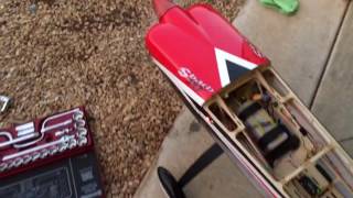 DLE55 Sbach 342 Engine run
