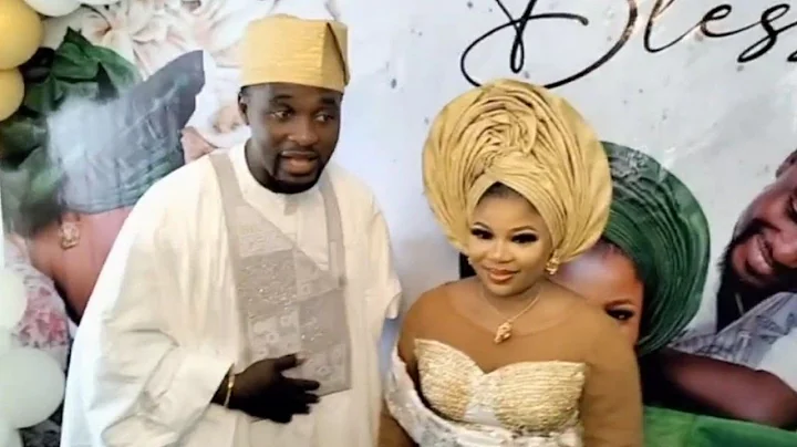SEE THE GRAND ARRIVAL OF ADENIYI JOHNSON AND WIFE SEYI EDUN TO THEIR TWINS NAMING CEREMONY