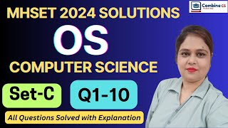 OS | MHSET 2024 Answer Key 7th April 2024| Maharashtra SET 2024 Answer Key Computer Science Released screenshot 4