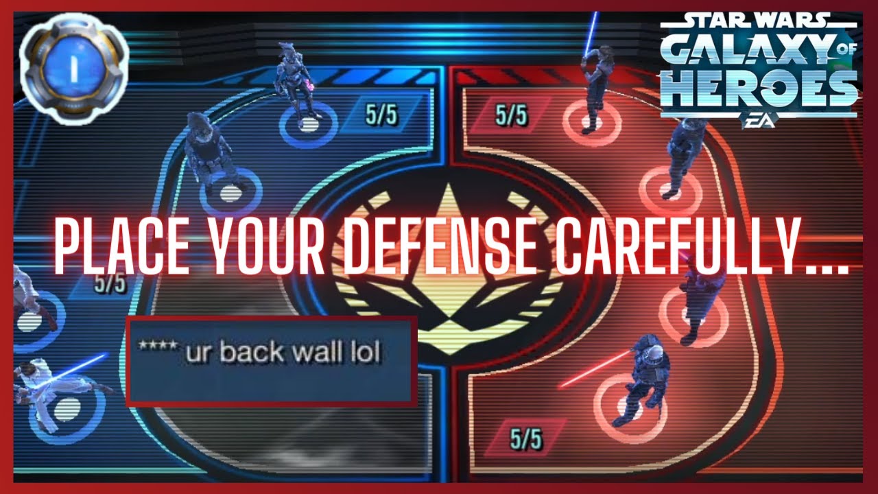 Keep Your Opponent Guessing, Switch Up Your Defense! GAC 3v3 Kyber 1 ...