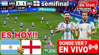 🔴 Inglaterra vs. Argentina EN VIVO ✅ Analisis Horarios y Pronostico | SEMIFINAL Mundial 2026