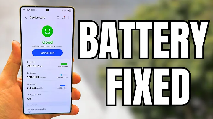 Samsung One UI 7.0 Battery Drain Fix - Get Your Galaxy Smartphone Back On Track!