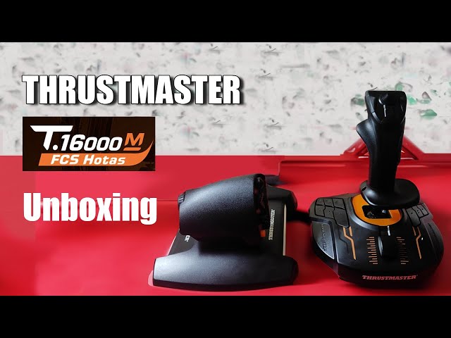 Thrustmaster T16000M FCS Hotas Unboxing #thrustmaster #joystick #throttle  #microsoftflightsimulator 