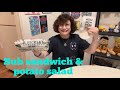 Tucked in my shirt! | Tasting food from Mr. Pickle’s Sandwich Shop (locations in CA &amp; AZ)