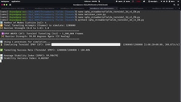 LIVE: SPHY Field Engineering vs. Quantum Noise in 4-Qubit Toroidal Lattice | Experimental Proof for