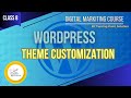 WordPress Full Course | Theme Customization in WordPress | WordPress Theme Customization