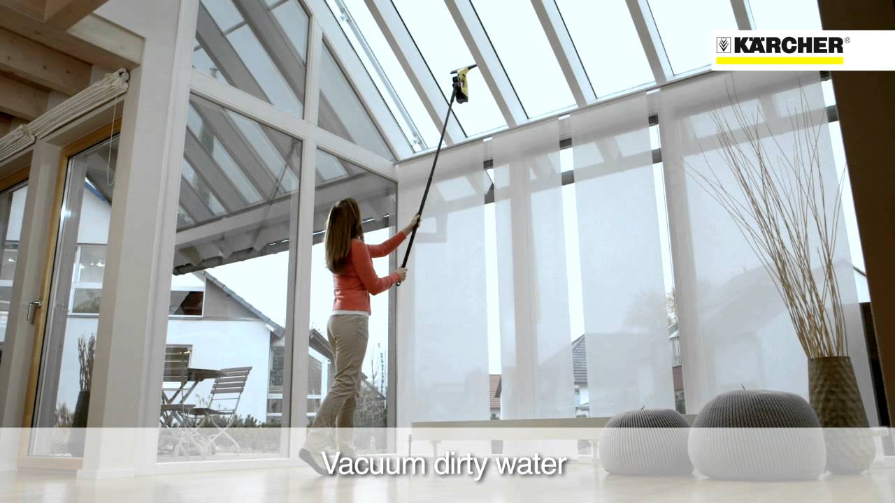 trumpet Awareness efficiency Karcher Extension Pole for Window Vac - YouTube