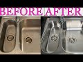 How to clean kitchen sink & faucet | PRO TIPS