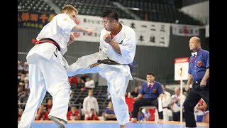 新極真会Court1 3Rdround2 Man Antanas Klibavicius Vs Shoki Shimizu The 12Th World Karate Championship