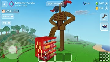 Block Craft 3D: Building Simulator Games For Free Gameplay#2384 (iOS & Android)| Siren Head Attack