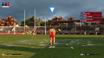 Rory Thompson play on and goal from the boundary line seals it against bxyohz. AFL Evolution