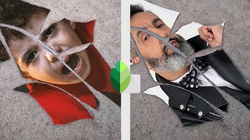 Snapseed Photo Editing | Snapseed Broken Mirror Creative Photo Editing Tutorial