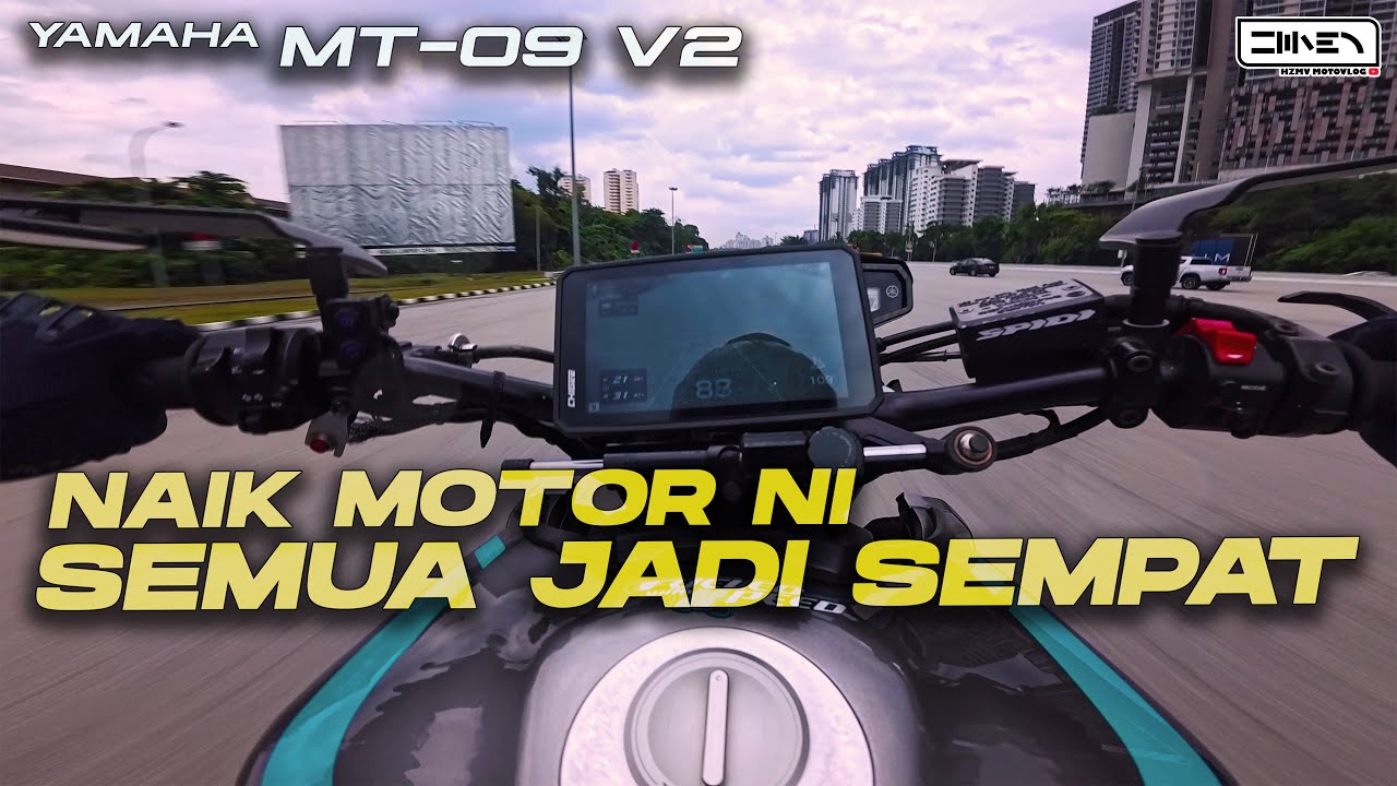 MOTOR LAJU SENANG NAK CABUT ! Yamaha MT-09 Malaysia SC Project Insta360 Ace Pro 2 [4K]
