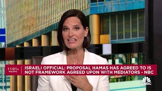 Israeli official says Hamas proposal isn't what was agreed upon, NBC News reports