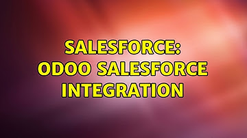 Salesforce: odoo salesforce integration