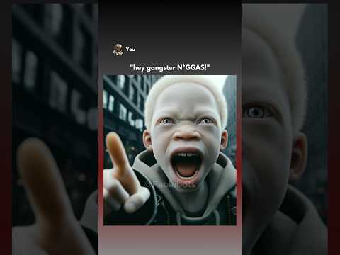 Albino Kid Goes Insane 😳 #chatgpt #ai #aiart