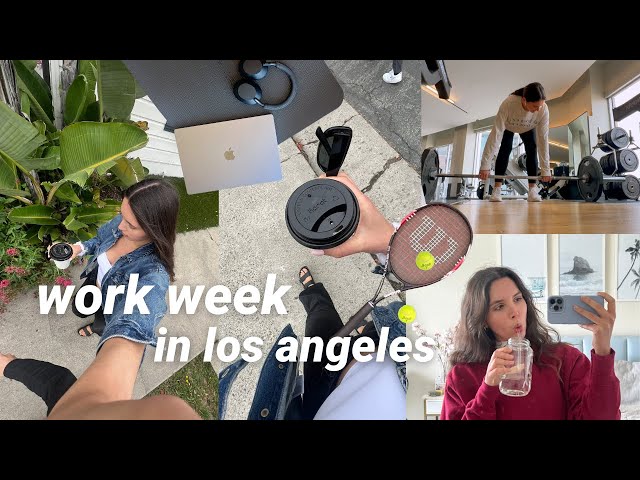 WORK WEEK IN MY LIFE 💌 software engineer in LA // building a new routine in my new job class=