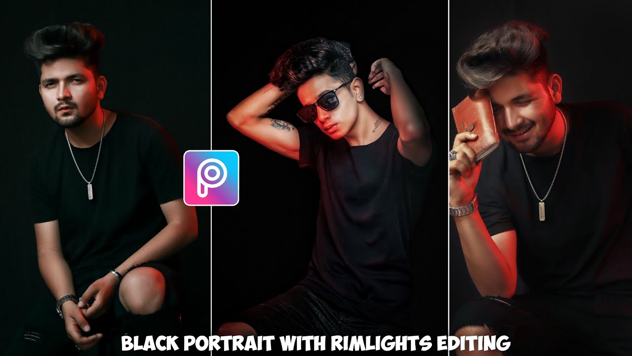 Black portrait picsart | black portrait photo editing | picsart photo editing | sandhu editz