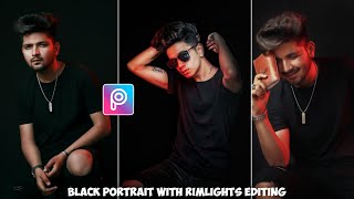 Black portrait picsart | black portrait photo editing | picsart photo editing | sandhu editz