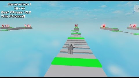 AI Learns to Play Roblox Obby (Genetic Algorithm)