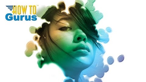 How Make an Art Paint Splash Portrait Effect in Photoshop Elements