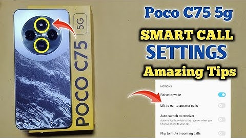 How To Enable Smart Call Setting in Poco C75 5g | Poco C75 5g में Smart Call Setting कैसे On करे