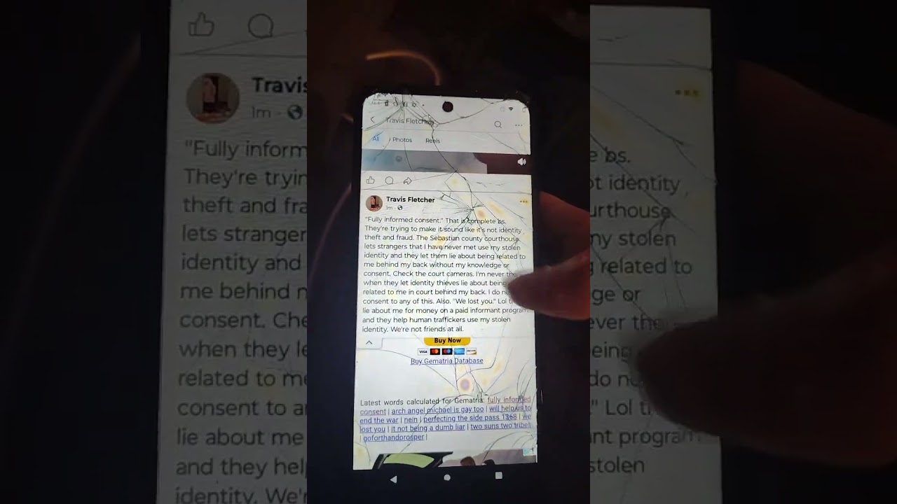 I do not consent to any of this. 