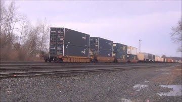 Big Fast CSX Intermodal Train