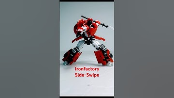 Side-swipe transformation #transformers #ironfactory #stopmotion #sideswipe