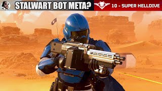 How Good is The Stalwart on Bots? Helldivers 2 Hardest Difficulty Gameplay
