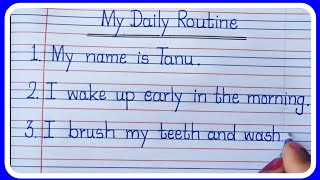 my daily routine in summer vacation essay