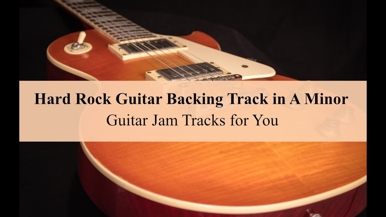 Mid Tempo Hard Rock Guitar Backing Track in A Minor