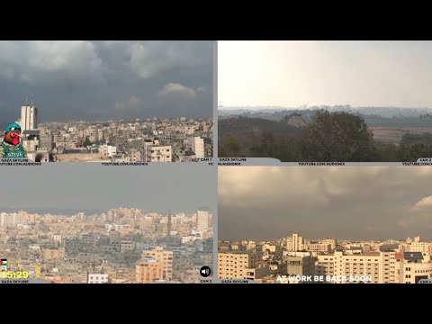 Live Webcams From Gaza | Conflict Zone ⚠ | Palestine Israel Gaza Strip