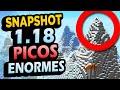 ✅ Minecraft 1.18 SNAPSHOT 5 👉 PICOS MONTAÑOSOS, MANANTIALES Y MEJORAS!