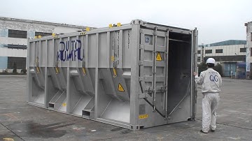 20’ Open Top Duplex Cradle Container