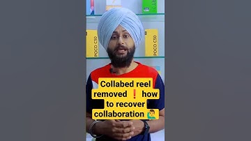 instagram collabed reel removed how to recover. #technicalnagra2m