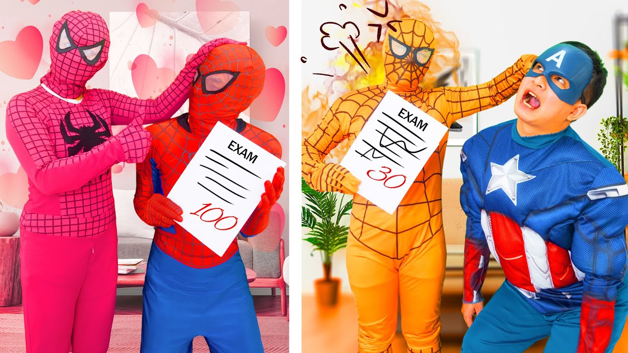 Good students and Bad students Funny School Situations Team