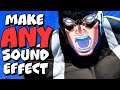 How To Make Sound Effects For Your Comic 