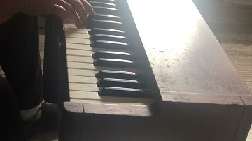 Vintage Korg CX3 Leslie effect